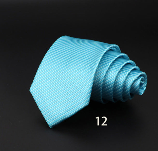 Men's Striped British Gentleman Polyester Fiber Tie