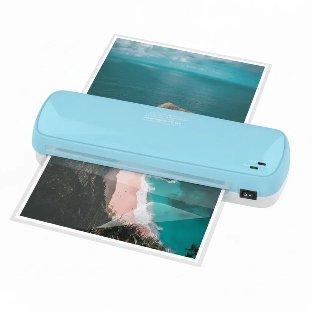 Laminator Machine With 10 Sheets - Fast Warm-Up For A4/A5/A6 Documents & Photos - Office, School, Home Use - Teacher Supplies & Organization Essentials (Color Preservation Technology)