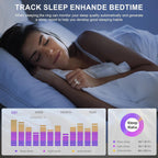 Smart Ring For Women Luxury Elegant Diamond Ring With Visible Tech Core Heart Rate Sleep Tracker Fitness Health Monitor IP68 Waterproof Compatible