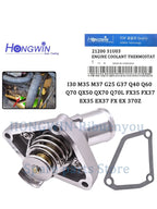 Engine Cooling Thermostat For Nissan 370Z Infiniti G FX EX EX35 FX37 Q50 G37 Q70 I30 VQ35HR 21200-31U03 2120031U03 21200-JK20A