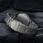 BERNY Full Titanium Watches for Men Super Luminous Sapphire Sports Field Quartz Men's Watch VH31 Wristwatch 5ATM Easy Read