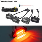 Gtinthebox Amber / Red / White LED Car Front Grille Mesh Lights W/ Wiring Harness Kit For Toyota Tacoma TRD Sport 2020 2021 2022