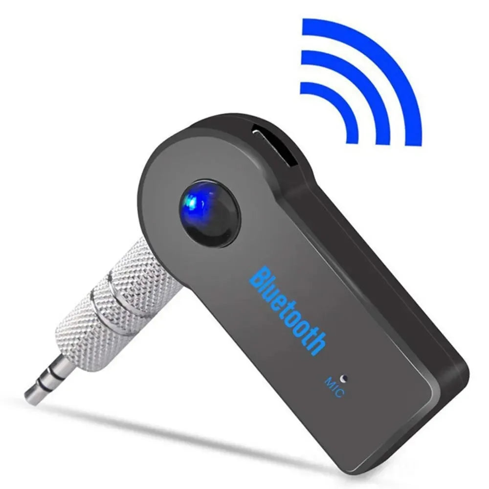 Receptor Bluetooth 5,0 para coche, adaptador transceptor Bluetooth inalámbrico con conector de 3,5mm para Kit de coche, receptor de auriculares auxiliar de Audio y música