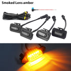 Gtinthebox Amber / Red / White LED Car Front Grille Mesh Lights W/ Wiring Harness Kit For Toyota Tacoma TRD Sport 2020 2021 2022