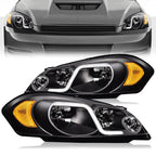 Led Drl Headlights Assembly Compatible with Chevy Monte Carlo 2006-2007/Chevy Impala 2006-2013/Chevy Impala Limited 2014-2016