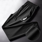 Pantalones de secado rápido para hombre, pantalón ligero para senderismo, trotar, correr, transpirable, para entrenamiento, gimnasio, Atlético atado al tobillo
