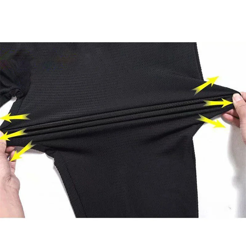 Pantalones de secado rápido para hombre, pantalón ligero para senderismo, trotar, correr, transpirable, para entrenamiento, gimnasio, Atlético atado al tobillo