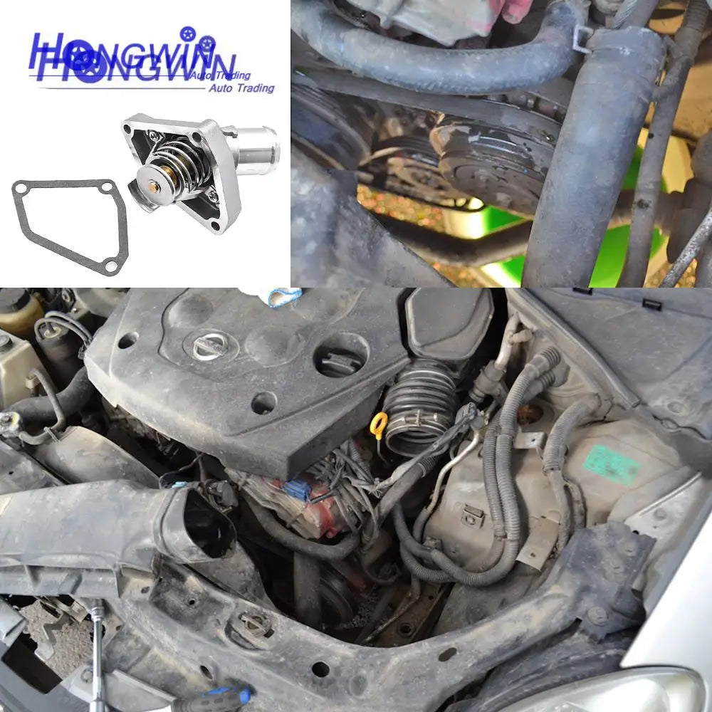 Engine Cooling Thermostat For Nissan 370Z Infiniti G FX EX EX35 FX37 Q50 G37 Q70 I30 VQ35HR 21200-31U03 2120031U03 21200-JK20A