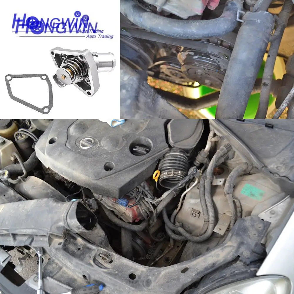 Engine Cooling Thermostat For Nissan 370Z Infiniti G FX EX EX35 FX37 Q50 G37 Q70 I30 VQ35HR 21200-31U03 2120031U03 21200-JK20A