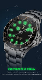 PAGANI DESIGN Men's Watches 2026 Luxury Mechanical Wristwatches Automatic Watch For Men AR Sapphire Ceramic Bezel Luminous Clock