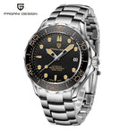 PAGANI DESIGN Men's Watches 2026 Luxury Mechanical Wristwatches Automatic Watch For Men AR Sapphire Ceramic Bezel Luminous Clock
