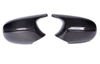 E90 E91 Black M3 Style Cover E81 E82 E87 E88 for BMW 1 3 Series E92 E93 Carbon Fiber M Look Rear Mirror Cap Car Accessories