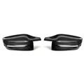 1Pair For BMW 3 Series G20 330i 2019 2020 Rear View Side Mirror Cover Case Trim ABS Carbon Fiber Style Car Rearview Mirror Cover