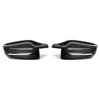 1Pair For BMW 3 Series G20 330i 2019 2020 Rear View Side Mirror Cover Case Trim ABS Carbon Fiber Style Car Rearview Mirror Cover