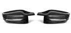 1Pair For BMW 3 Series G20 330i 2019 2020 Rear View Side Mirror Cover Case Trim ABS Carbon Fiber Style Car Rearview Mirror Cover