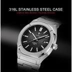 CADISEN Diver Watch Luxury Sapphire MIYOTA 8215 German Designer Men Automatic Mechanical Watches Waterproof Luminous Wristwatch