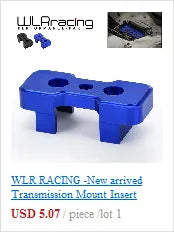 WLR RACING - For Honda Civic EG EK Jdm Engine Billet Motor Torque Mount Kit B16 B18 B20 D16 D15 WLR-MTM01