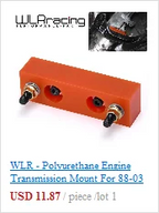 WLR RACING - For Honda Civic EG EK Jdm Engine Billet Motor Torque Mount Kit B16 B18 B20 D16 D15 WLR-MTM01