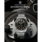 PAGANI DESIGN Men's Watches 2026 Luxury Mechanical Wristwatches Automatic Watch For Men AR Sapphire Ceramic Bezel Luminous Clock