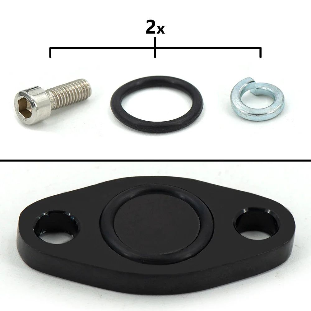 SAI Delete Block Off Plate Kit for Audi VW 1.8T Engines, Air Injection Combi Valve Delete for MK4 Golf Jetta TT A4 B5 B6