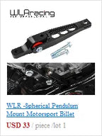 WLR RACING - For Honda Civic EG EK Jdm Engine Billet Motor Torque Mount Kit B16 B18 B20 D16 D15 WLR-MTM01