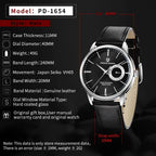 Original PAGANI DESIGN 1654 Fashion Casual Sports Watch Men Military Watch Stainless Steel Waterproof Quartz Watch Reloj Hombre
