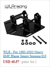 WLR RACING - For Honda Civic EG EK Jdm Engine Billet Motor Torque Mount Kit B16 B18 B20 D16 D15 WLR-MTM01