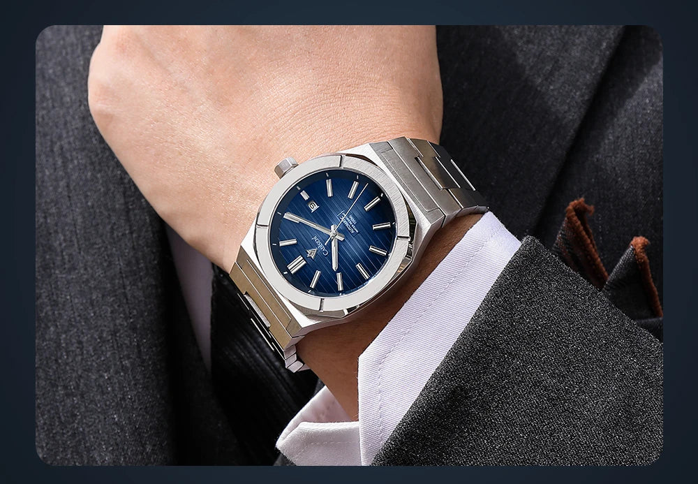 CADISEN Diver Watch Luxury Sapphire MIYOTA 8215 German Designer Men Automatic Mechanical Watches Waterproof Luminous Wristwatch