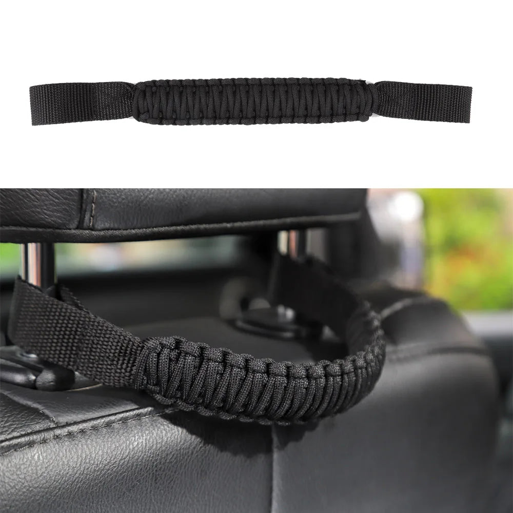 Headrest Grab Heavy Duty Hand Made Seat Mount Grab Handle For Wrangler Tj Jk Jl Land Cruiser Fj Suzuk ATV/UTV Car Accessories