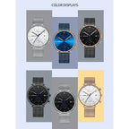 CRRJU Mens Watch Top Luxury Brand Men Stainless Steel WristWatch Men's Military waterproof Date Quartz watches relogio masculino