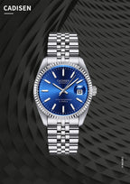 CADISEN Men Mechanical Watch Top Brand Luxury Japan MIYOTA 8215 Automatic Watch Business Stainless Steel Waterproof Watch Men