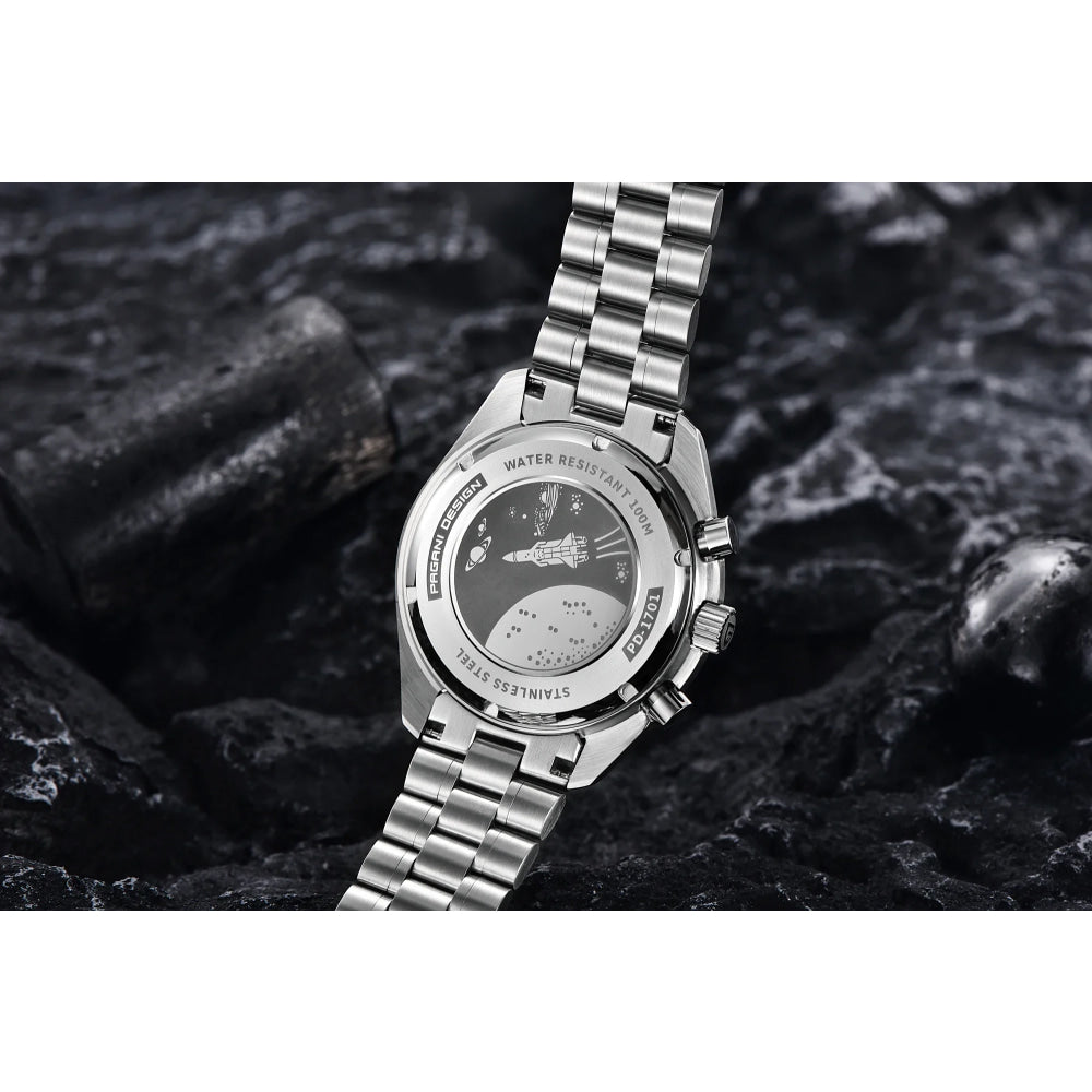 2025 New PAGANI DESIGN AK Project Mars Men's Watches Luxury Quartz Watch Men AR Sapphire Speed Sport Chronograph Automatic Date
