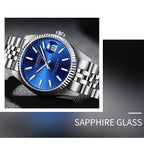 CADISEN Men Mechanical Watch Top Brand Luxury Japan MIYOTA 8215 Automatic Watch Business Stainless Steel Waterproof Watch Men