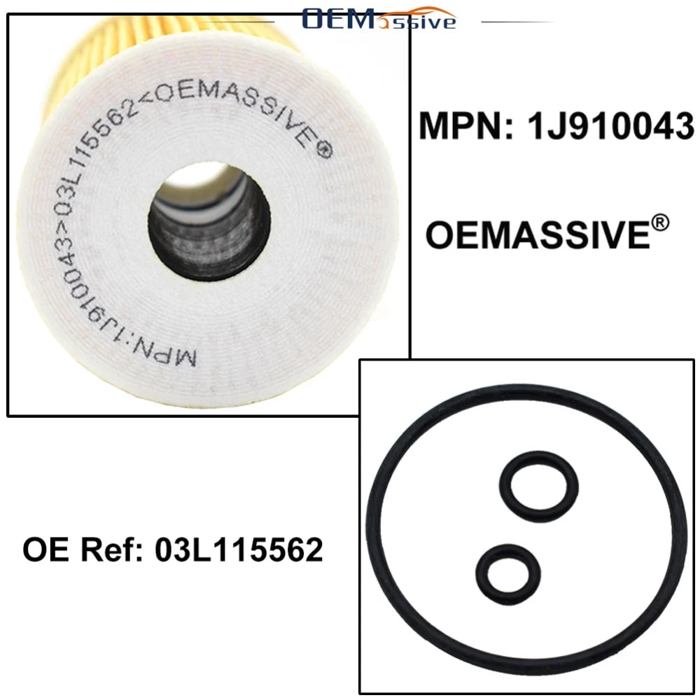 Engine Oil Filter For Audi A3 A4 A5 Q5 Seat Altea Exeo Skoda Roomster VW Transporter EOS 2009 2010 2011 2012 2013 2014 2015 2016