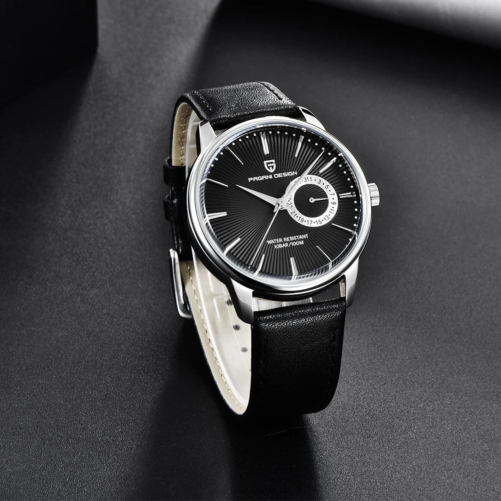 Original PAGANI DESIGN 1654 Fashion Casual Sports Watch Men Military Watch Stainless Steel Waterproof Quartz Watch Reloj Hombre
