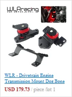 WLR RACING - For Honda Civic EG EK Jdm Engine Billet Motor Torque Mount Kit B16 B18 B20 D16 D15 WLR-MTM01
