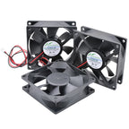 ACP8025 8cm 80mm ventilador 80x80x25mm DC5V 12V 24V 2pin ventilador de refrigeración adecuado para inversor de corriente del chasis