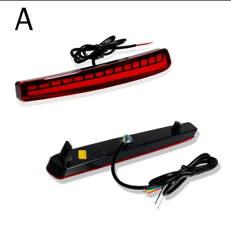 For Toyota Corolla Altis L LE XLE 2020 2021 Car Rear Bumper Reflector Red Smoked Sequential Turn Signal Light Brake Fog Lamp 12V