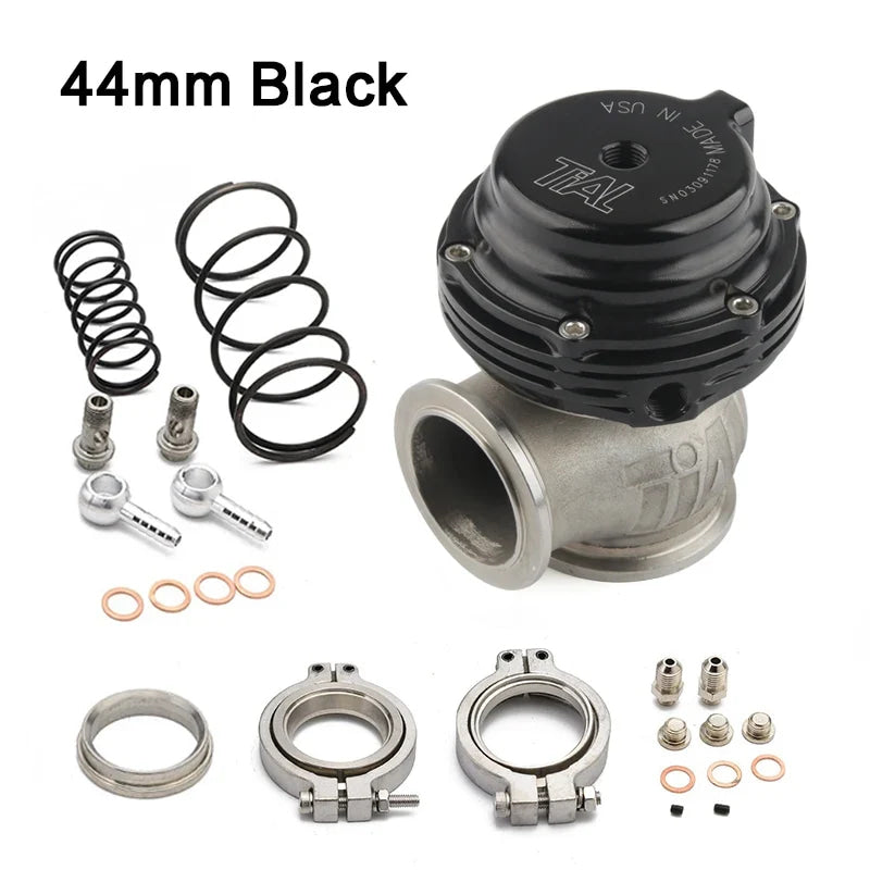 Water Cooler 44mm Wastegate External Turbo With Flange Hardware MV-R Water Cooled With Logo Red Blue Black