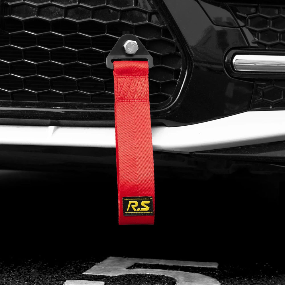 Towing Rope Racing Car Universal Tow Eye Strap Tow Bumper Hook Bar Trailer High Strength Nylon Tow Strap with Screws and Nuts