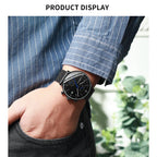 CRRJU Mens Watch Top Luxury Brand Men Stainless Steel WristWatch Men's Military waterproof Date Quartz watches relogio masculino