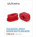 WLR RACING - For Honda Civic EG EK Jdm Engine Billet Motor Torque Mount Kit B16 B18 B20 D16 D15 WLR-MTM01