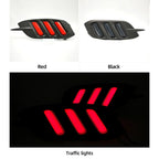 2Pcs For Honda Civic 2016 2017 2018 LED DRL Rear Bumper tail light fog lamp Brake Lights Signal lamp DRL reflector Lamp