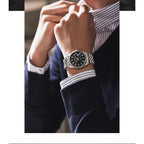 CADISEN Men Mechanical Watch Top Brand Luxury Japan MIYOTA 8215 Automatic Watch Business Stainless Steel Waterproof Watch Men