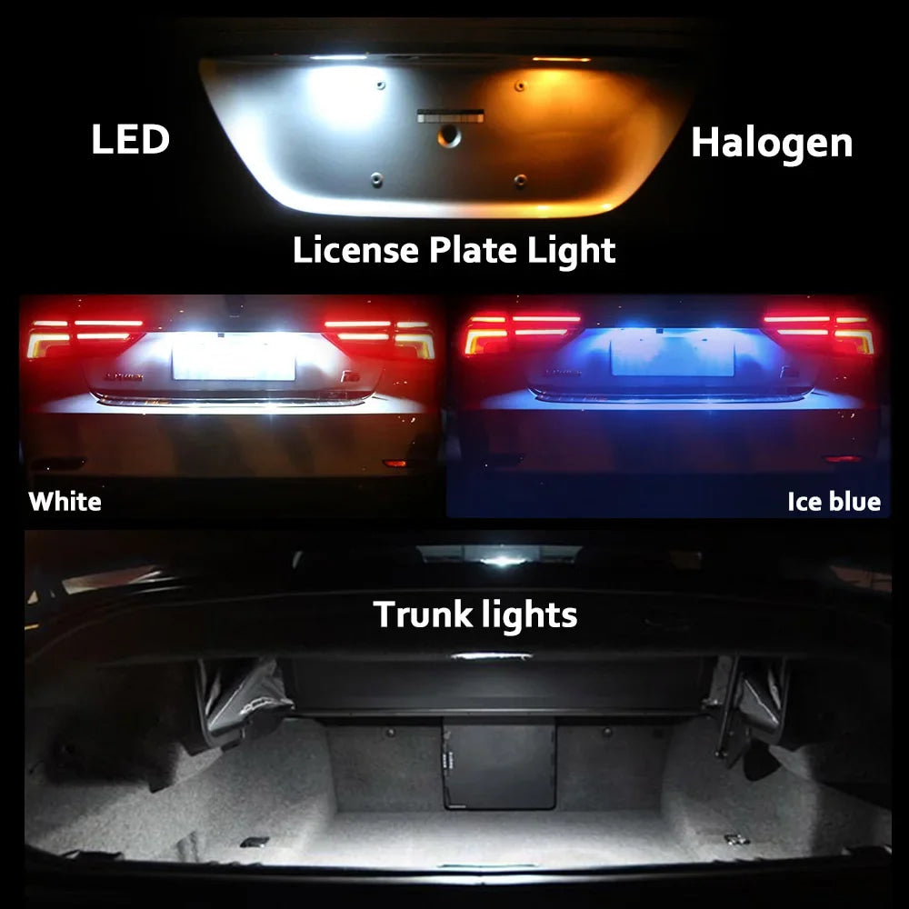 LED Bulbs Indoor Light Kit For Porsche Panamera Cayenne Macan Boxster Cayman 986 987 911 964 993 996 997 Carrera Turbo 4 S 4S