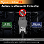 Vgate vLinker FS ELM327 For Ford FORScan HS/MS-CAN ELM 327 OBD 2 OBD2 Car Diagnostic Scanner Interface Tools OBDII For Mazda