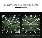 CADISEN Diver Watch Luxury Sapphire MIYOTA 8215 German Designer Men Automatic Mechanical Watches Waterproof Luminous Wristwatch