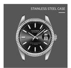 CADISEN Men Mechanical Watch Top Brand Luxury Japan MIYOTA 8215 Automatic Watch Business Stainless Steel Waterproof Watch Men