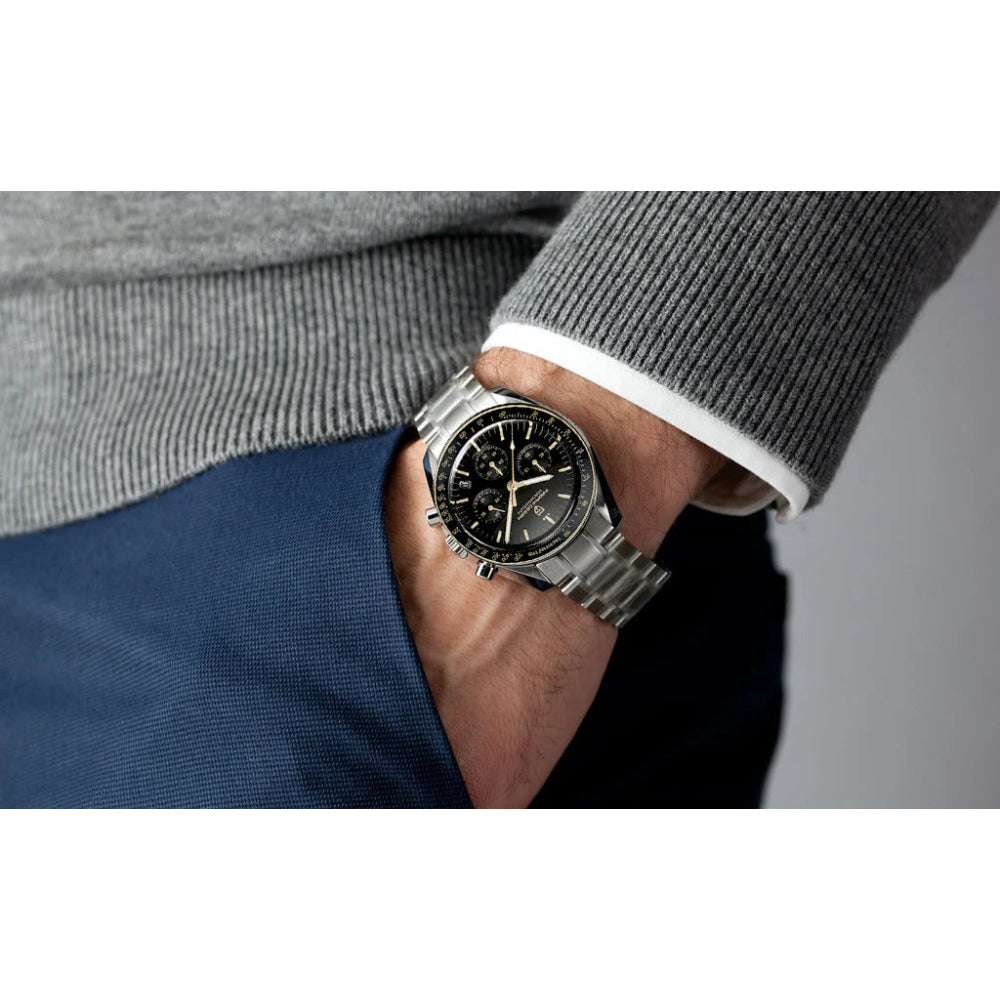 2026 New PAGANI DESIGN AK Project Mars Men's Watches Luxury Quartz Watch Men AR Sapphire Speed Sport Chronograph Automatic Date