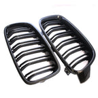 Car Front Bumper Racing Grille Grill For BMW 3 Series F30 F31 F35 F80 2012 2013 2014 2015-2018 1 Pair Gloss Black Kidney Grills